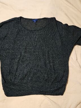 Apt. 9 Deep Teal Textured Knit Top